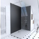 Pack complet 2 panneaux muraux WALL’IT NOIR + receveur WHITENESS II 120 + paroi de douche FREEDOM 2 TRANSPARENT 120 Aurlane - PACP043