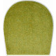 Tapis de salle de bain orly vert housse pour abattant wc 47 x 50 cm