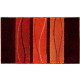 Tapis de salle de bain orly orange 60 x 100 cm