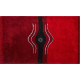 Tapis de salle de bain crystal light rubis 70 x 120 cm