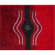 Tapis de salle de bain crystal light rubis 50 x 60 cm