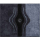 Tapis de salle de bain crystal light anthracite 50 x 60 cm