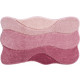 Tapis de salle de bain curts rose 80 x 140 cm