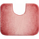 Tapis de salle de bain moon rose contour wc 50 x 60 cm