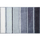 Tapis de salle de bain summertime gris 65 x 115 cm