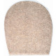 Tapis de salle de bain wings beige housse pour abattant wc 47 x 50 cm