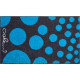 Tapis de salle de bain colani 16 bleu 60 x 100 cm