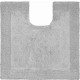 Tapis de salle de bain luxor gris contour wc 60 x 60 cm