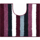 Tapis de salle de bain barcelona berry contour wc 50 x 60 cm