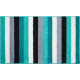 Tapis de salle de bain barcelona vert 60 x 100 cm
