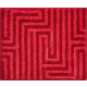 Tapis de salle de bain aruba rubis 50 x 60 cm