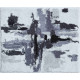 Tapis de salle de bain mezzo anthracite 50 x 60 cm