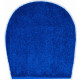 Tapis de salle de bain rialto bleu housse pour abattant wc 47 x 50 cm