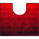 Tapis de salle de bain rialto rubis contour wc 50 x 60 cm