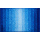Tapis de salle de bain rialto bleu 60 x 100 cm