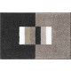 Tapis de salle de bain capricio marron 70 x 120 cm