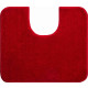 Tapis de salle de bain capricio rubis contour wc 50 x 60 cm