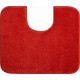 Tapis de salle de bain fantastic orange contour wc 50 x 60 cm