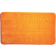 Tapis de salle de bain feeling orange 70 x 120 cm