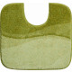 Tapis de salle de bain flash vert contour wc 55 x 60 cm