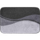 Tapis de salle de bain flash anthracite 70 x 120 cm