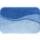 Tapis de salle de bain flash bleu 70 x 120 cm
