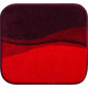Tapis de salle de bain flash rubis 55 x 60 cm