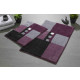 Tapis de salle de bain merkur violet set - 2 pcs ( tapis 40x50cm + tapis 50x80cm)