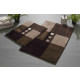 Tapis de salle de bain merkur marron set - 2 pcs ( tapis 40x50cm + tapis 50x80cm)