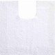 Tapis de salle de bain primo blanc contour wc 55 x 55 cm