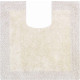 Tapis de salle de bain primo naturel contour wc 55 x 55 cm