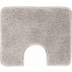 Tapis de salle de bain lex beige contour wc 50 x 60 cm