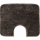 Tapis de salle de bain lex mocca contour wc 50 x 60 cm