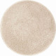 Tapis de salle de bain lex champagne rond 80 cm