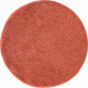 Tapis de salle de bain lex orange demi cercle 80 cm