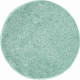 Tapis de salle de bain lex vert rond 80 cm