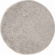 Tapis de salle de bain lex beige rond 80 cm