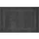 Tapis de salle de bain pavia anthracite  60x90