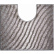 Tapis de salle de bain eternity beige contour wc 50 x 60 cm