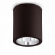 Plafonnier noir pote 1 ampoule