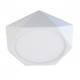 Plafonnier blanc techno 1 ampoule 4 cm