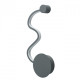 Applique murale grise techno   3.5 cm
