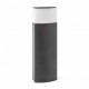 Balise de jardin gris foncé datna h60 1 ampoule