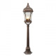 Borne d'extérieur marron street 3 ampoules 127 cm