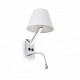 Aplique murale blanche moma 1 ampoule