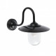 Aplique murale de jardin noire hudson 1 ampoule
