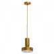 Suspension dorée megapolis 1 ampoule 146 cm