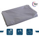 Bâche de Protection Grise TECPLAST - XP 640 - Bâche PVC étanche - Résistance Anti-UV - Dimensions au choix 