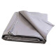 Bâche de Protection Grise TECPLAST - XP 640 - Bâche PVC étanche - Résistance Anti-UV - Dimensions au choix