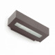 Aplique murale de jardin gris foncé west 1 ampoule